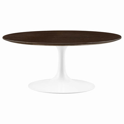 Lippa 36" Round Wood Grain Coffee Table