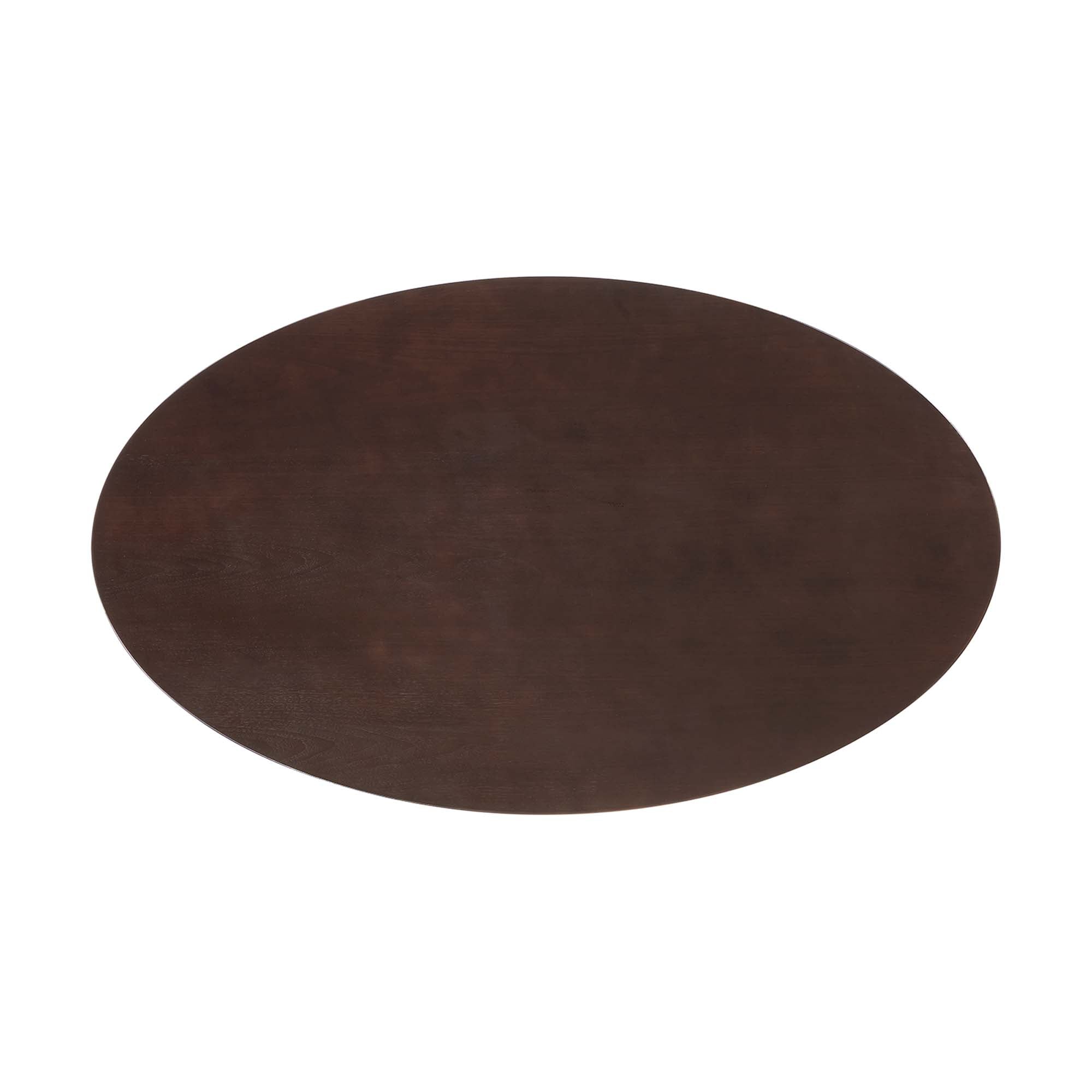 Lippa 60" Oval Cherry Walnut Wood Grain Dining Table