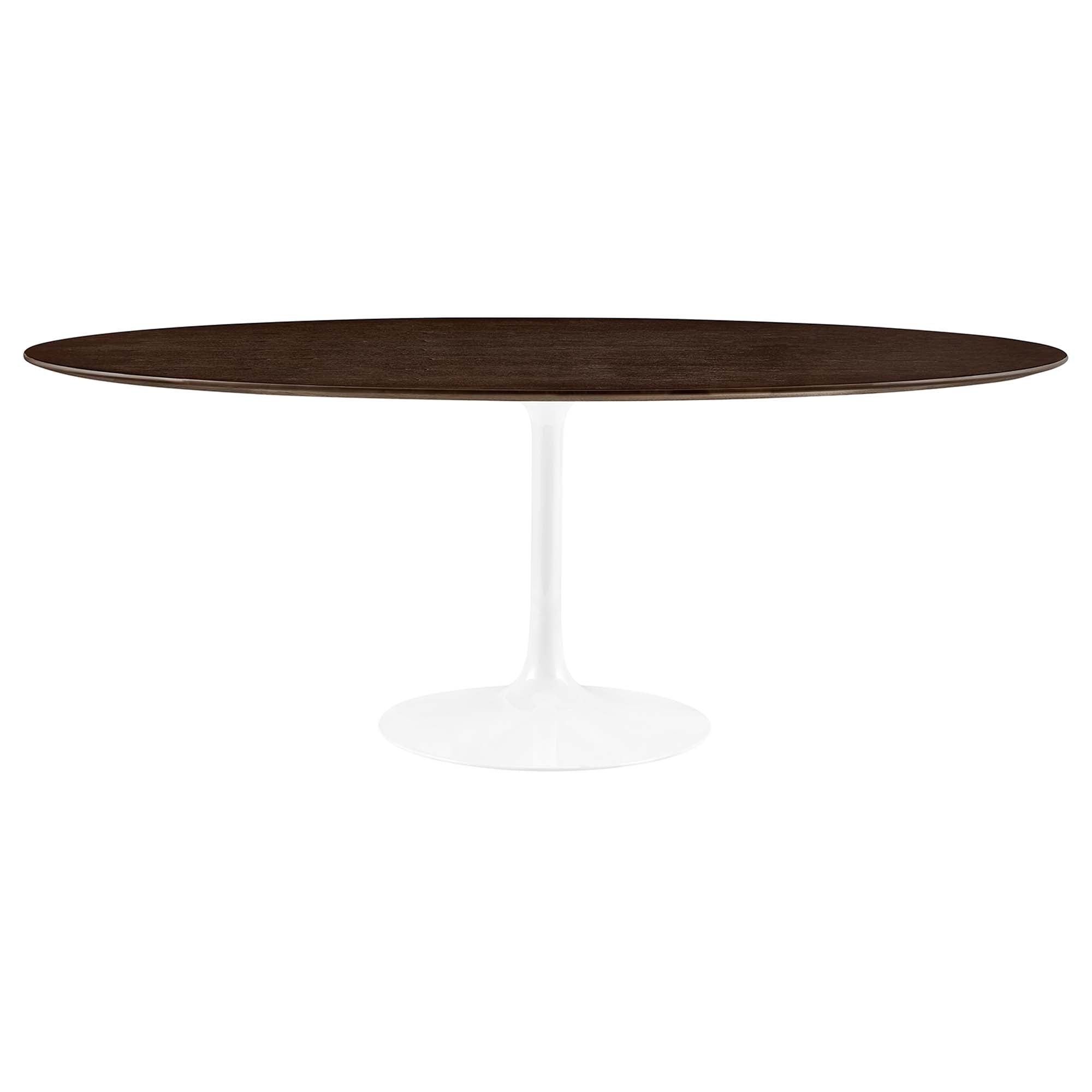 Lippa 78" Oval Wood Grain Dining Table