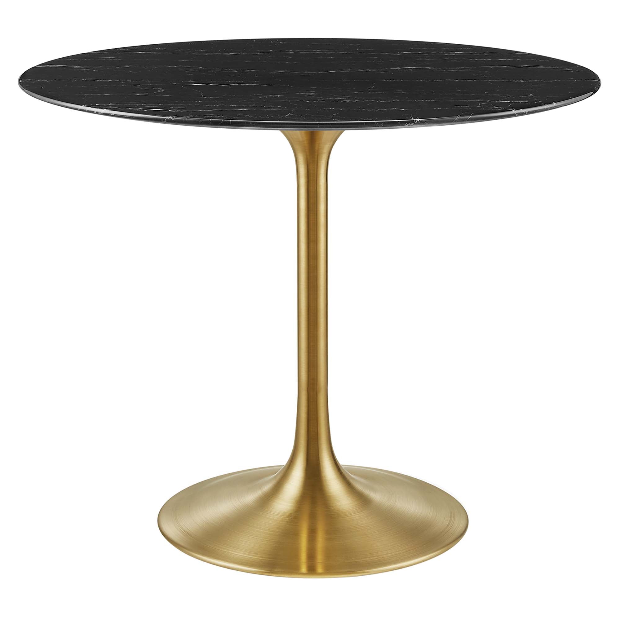 Lippa 36" Round Artificial Marble Dining Table