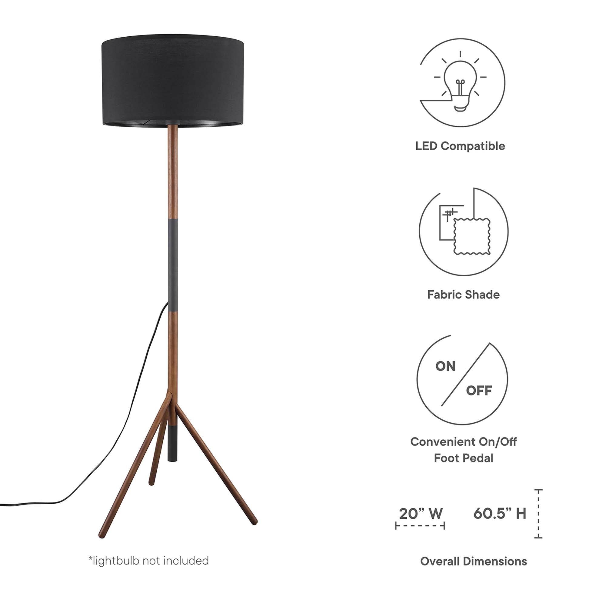 Natalie Tripod Floor Lamp