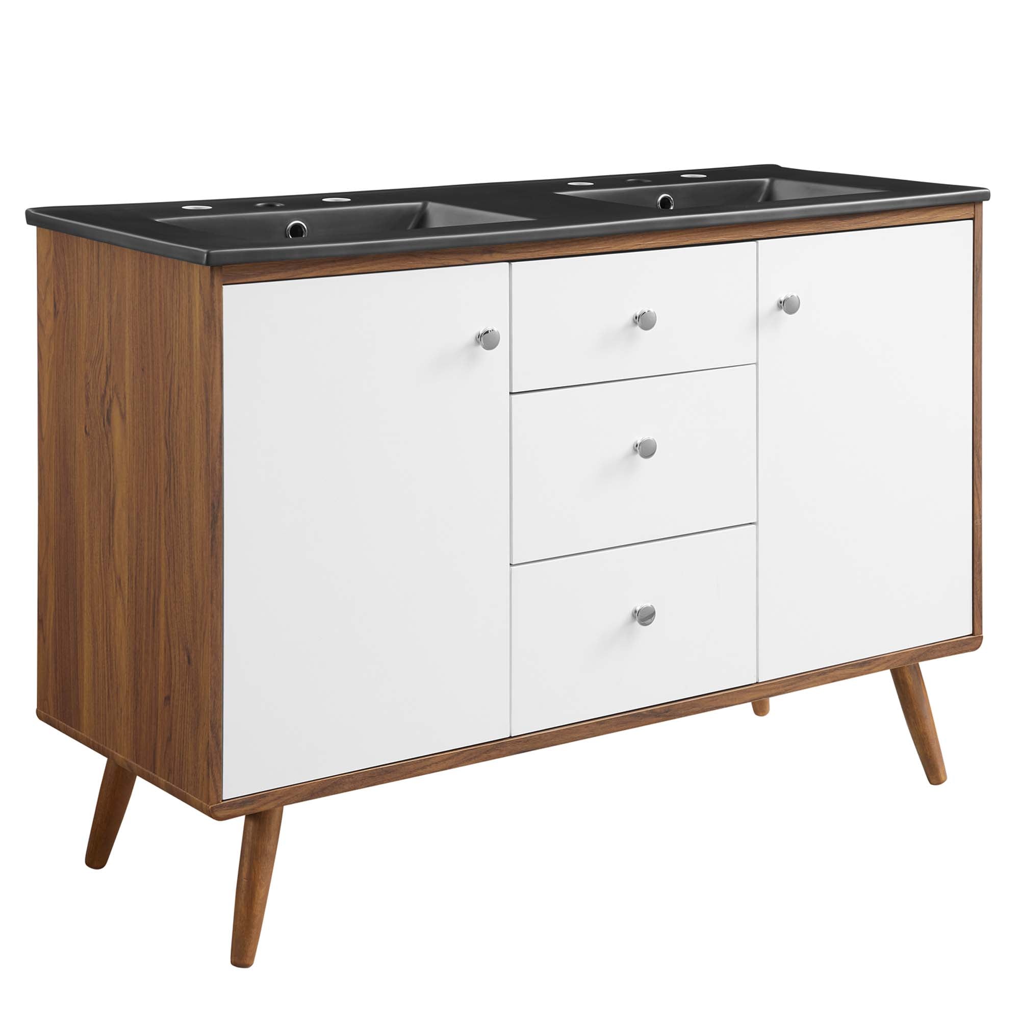 Transmit 48" Double Sink Bathroom Vanity