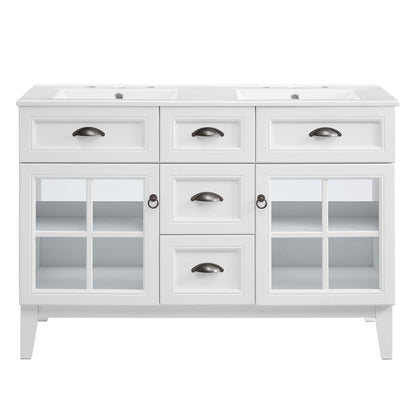 Isle 48" Double Bathroom Vanity Cabinet