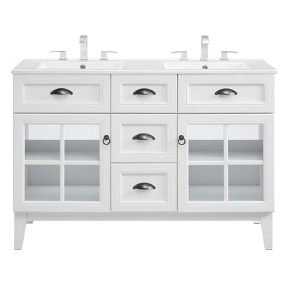 Isle 48" Double Bathroom Vanity Cabinet