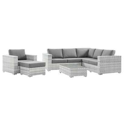 Convene 6 Piece Outdoor Patio Sectional Set