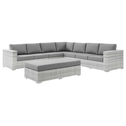 Convene 6 Piece Outdoor Patio Sectional Set