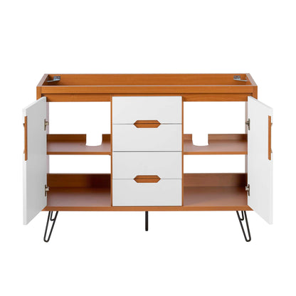 Energize 48" Double Sink Compatible (Not Included) Bathroom Vanity Cabinet