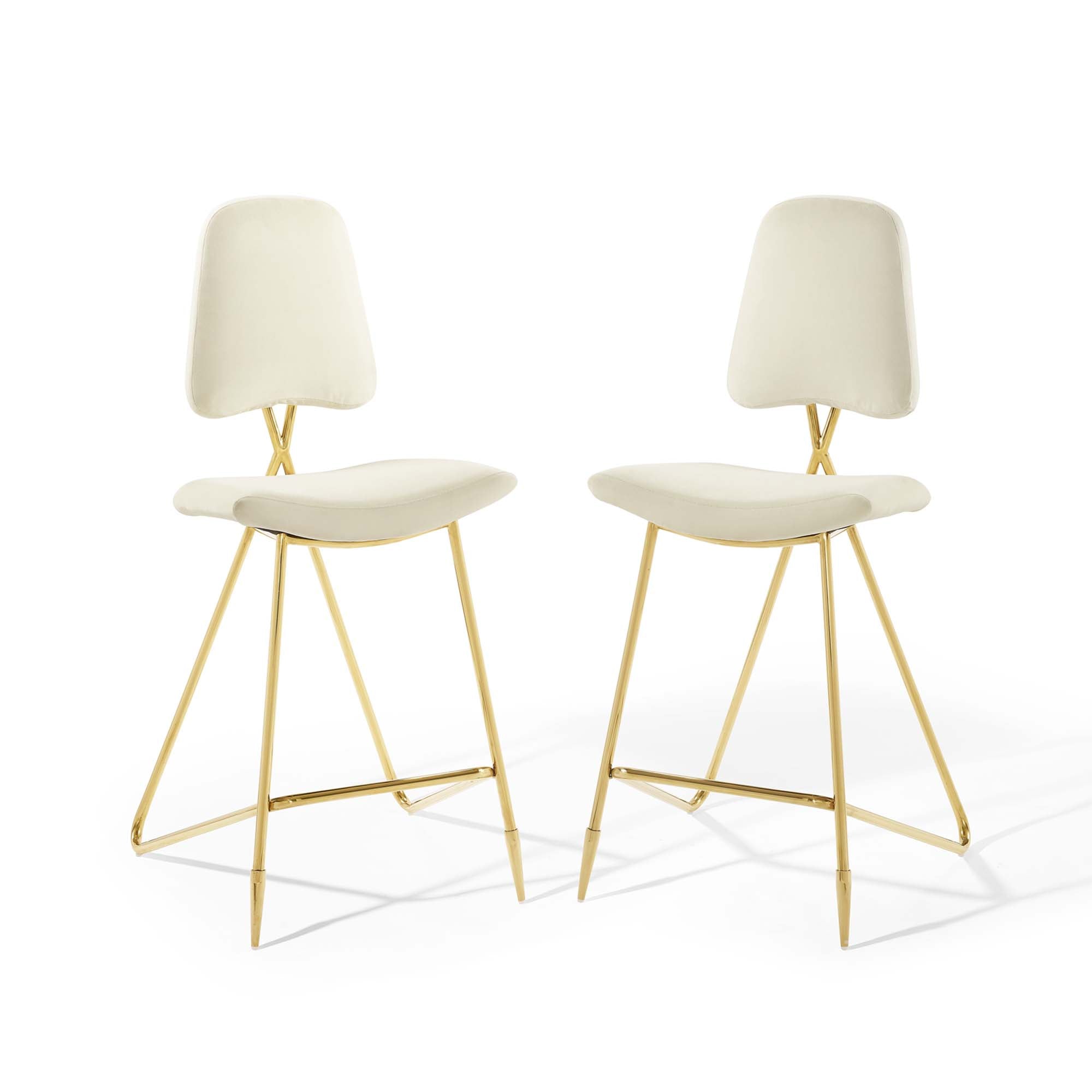 Ponder Bar Stool Performance Velvet Set of 2