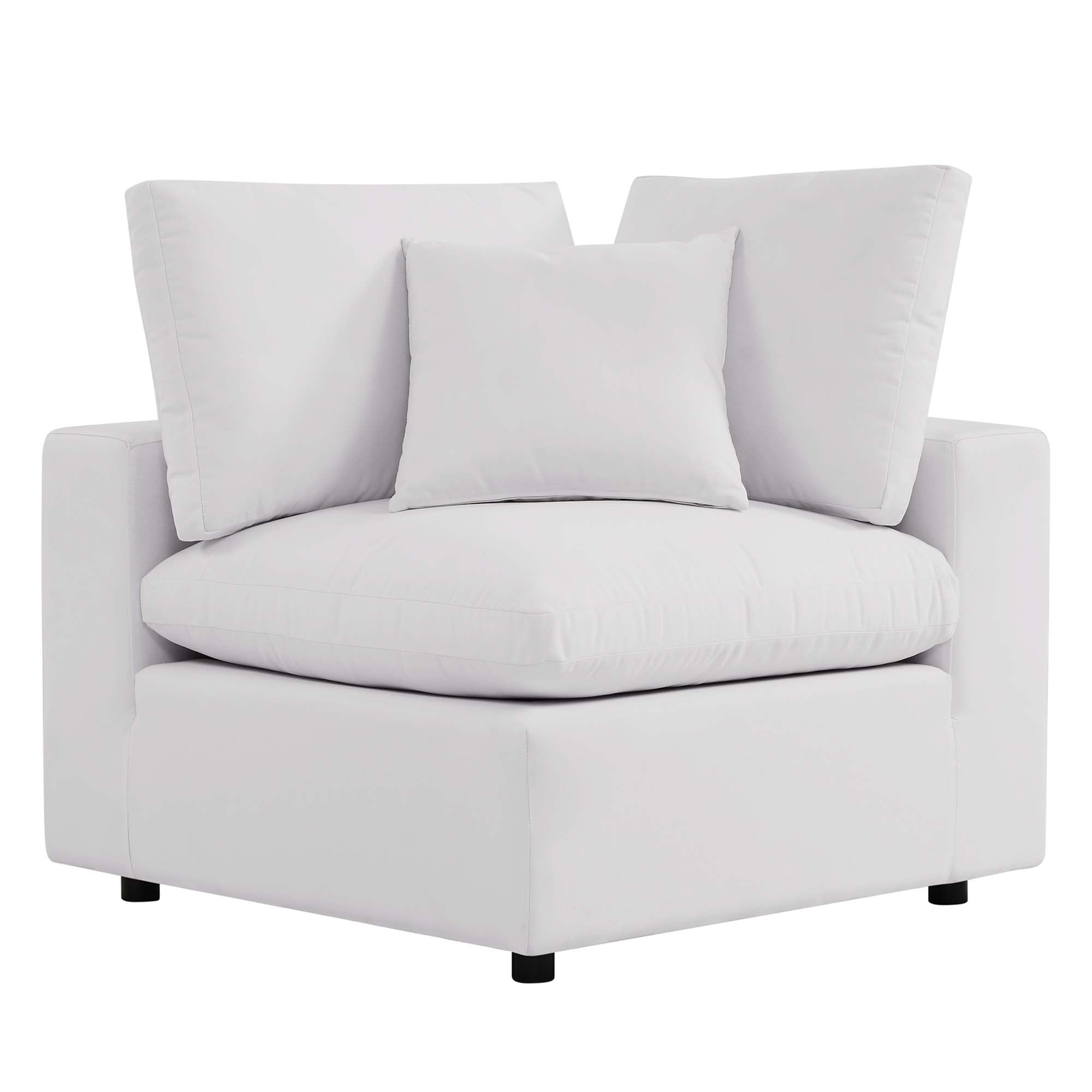 Commix Overstuffed Outdoor Patio Loveseat