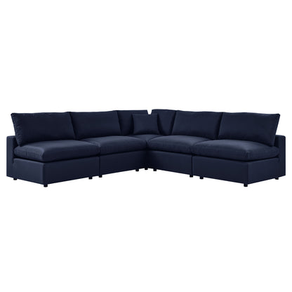 Commix 5-Piece Outdoor Patio Sectional Sofa
