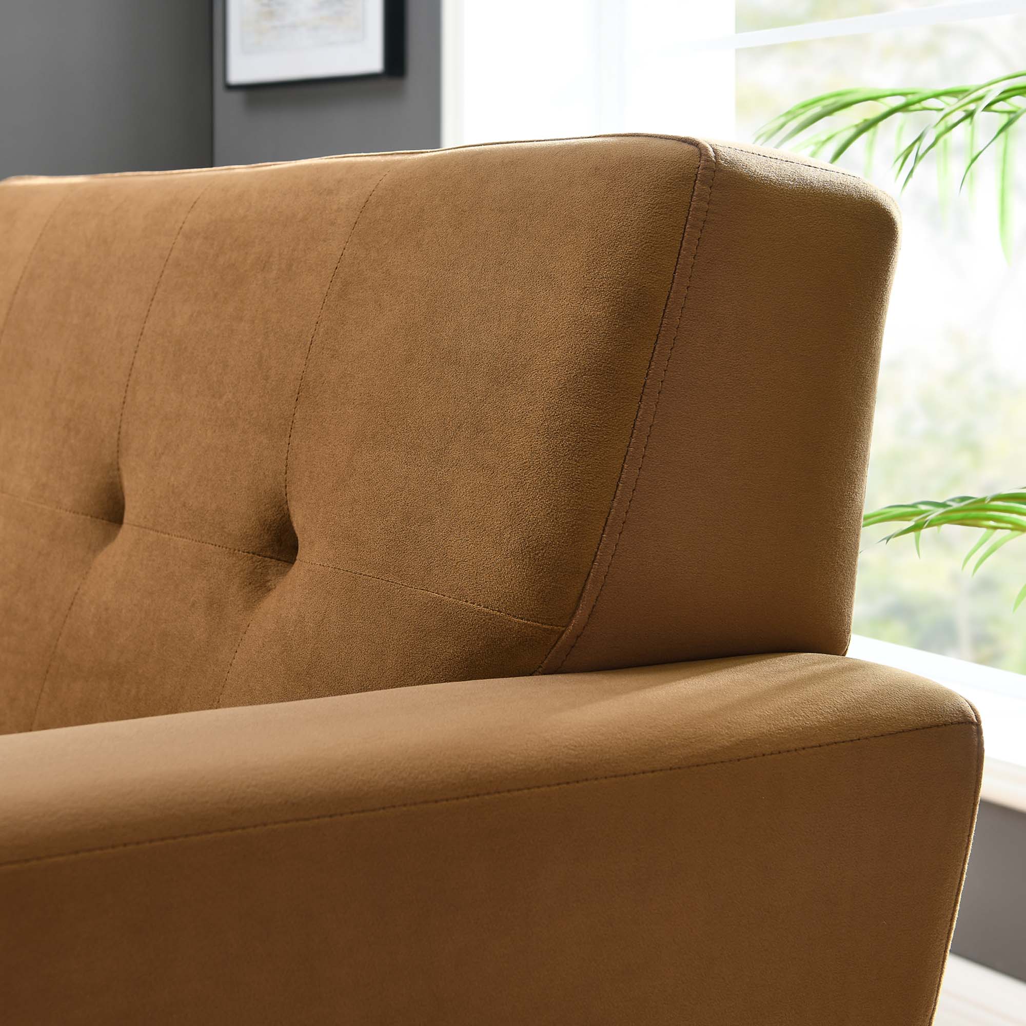 Engage Performance Velvet Armchair