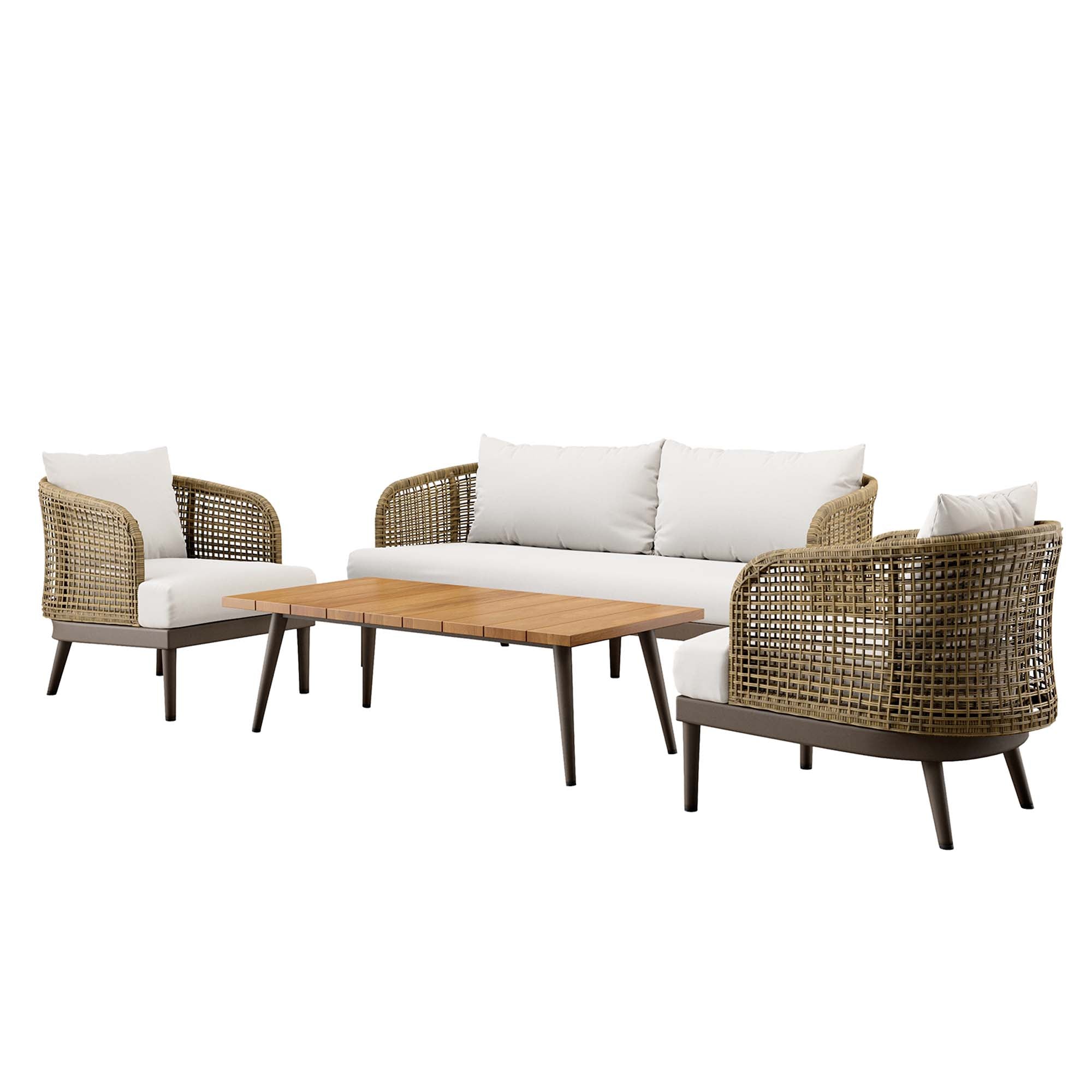 Meadow 4-Piece Outdoor Patio Set