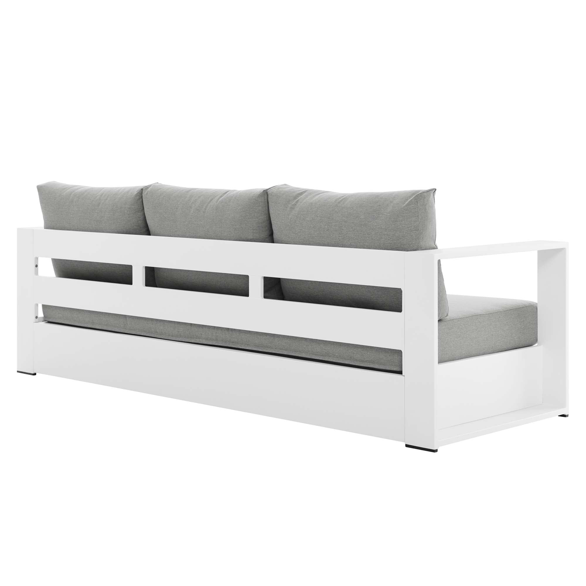 Tahoe Outdoor Patio Powder-Coated Aluminum Sofa