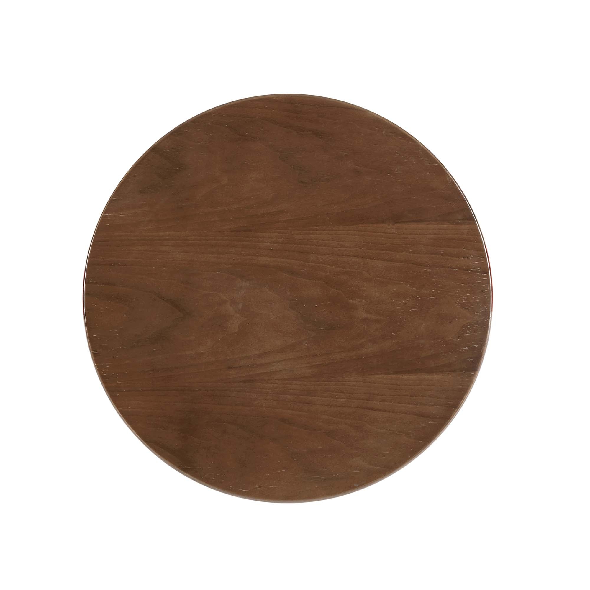 Lippa 20" Round Wood Grain Side Table