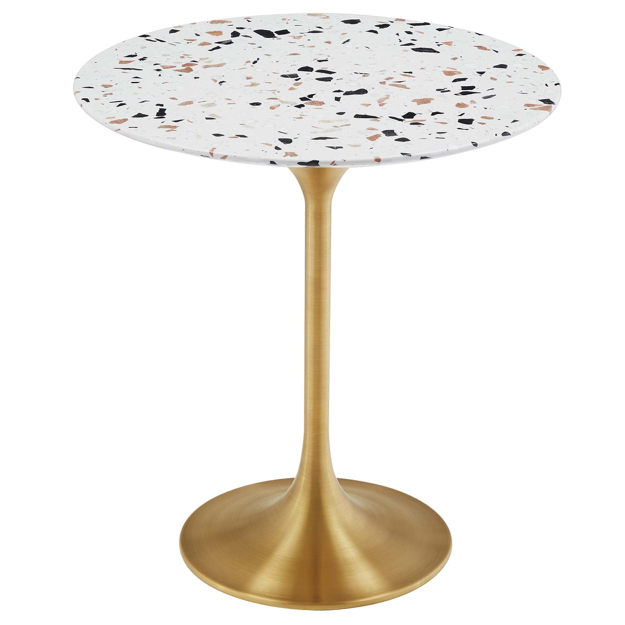 Lippa 20" Round Terrazzo Side Table