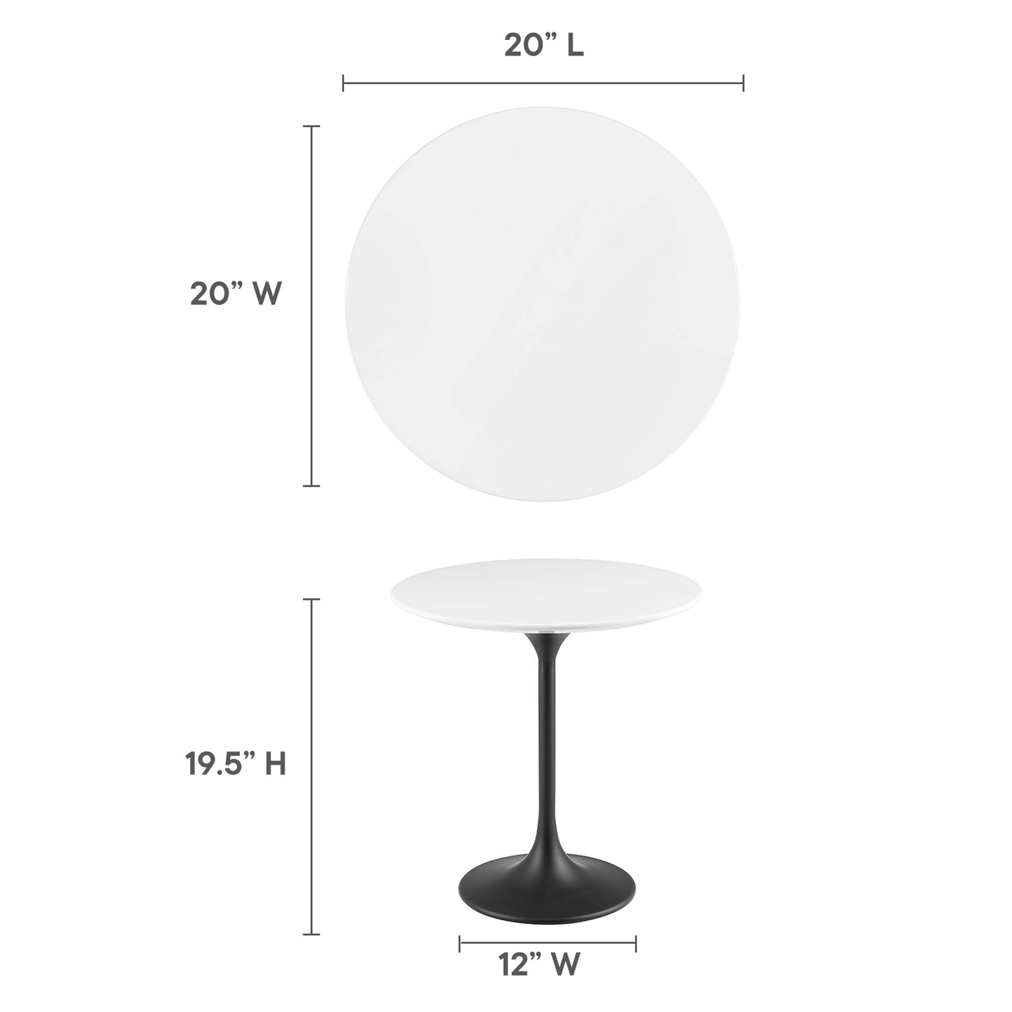 Lippa 20" Round Side Table