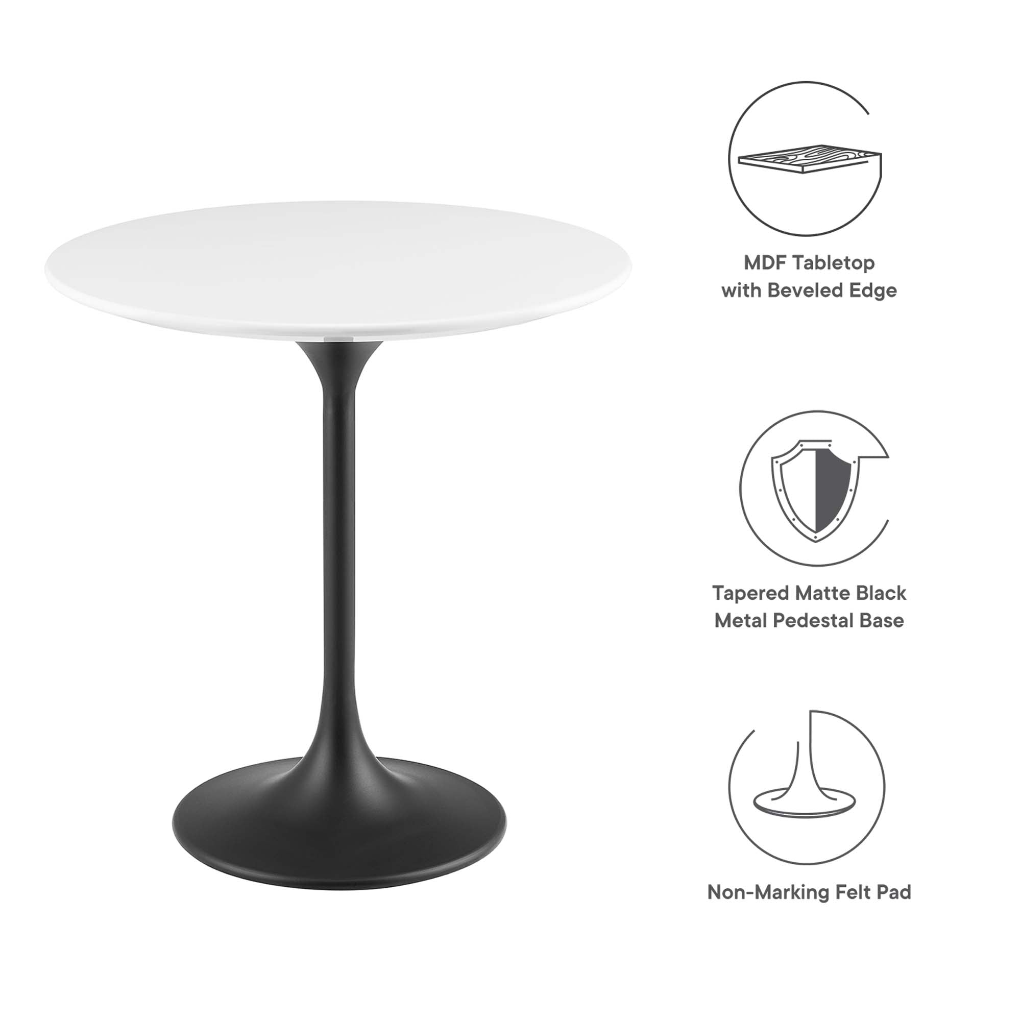 Lippa 20" Round Side Table