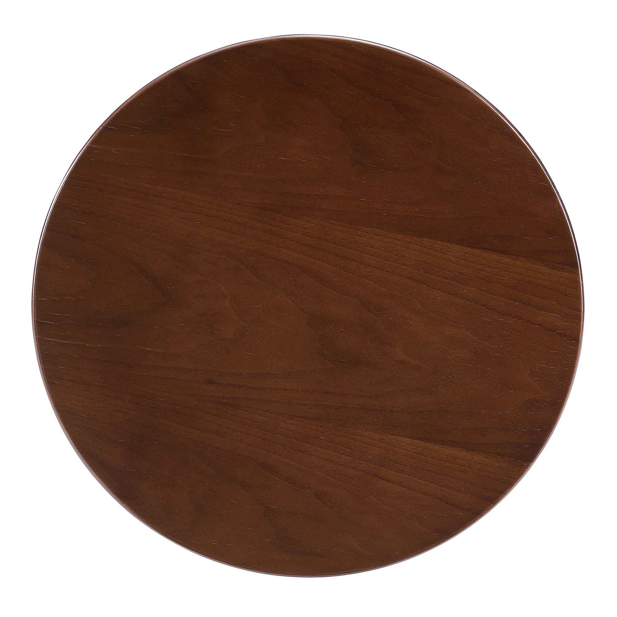 Lippa 20" Round Wood Grain Side Table