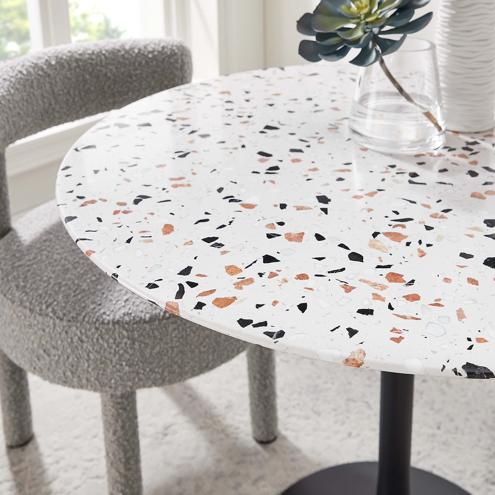 Lippa 36" Round Terrazzo Dining Table