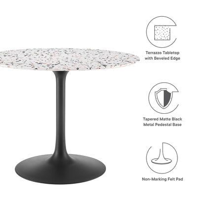 Lippa 40" Round Terrazzo Dining Table