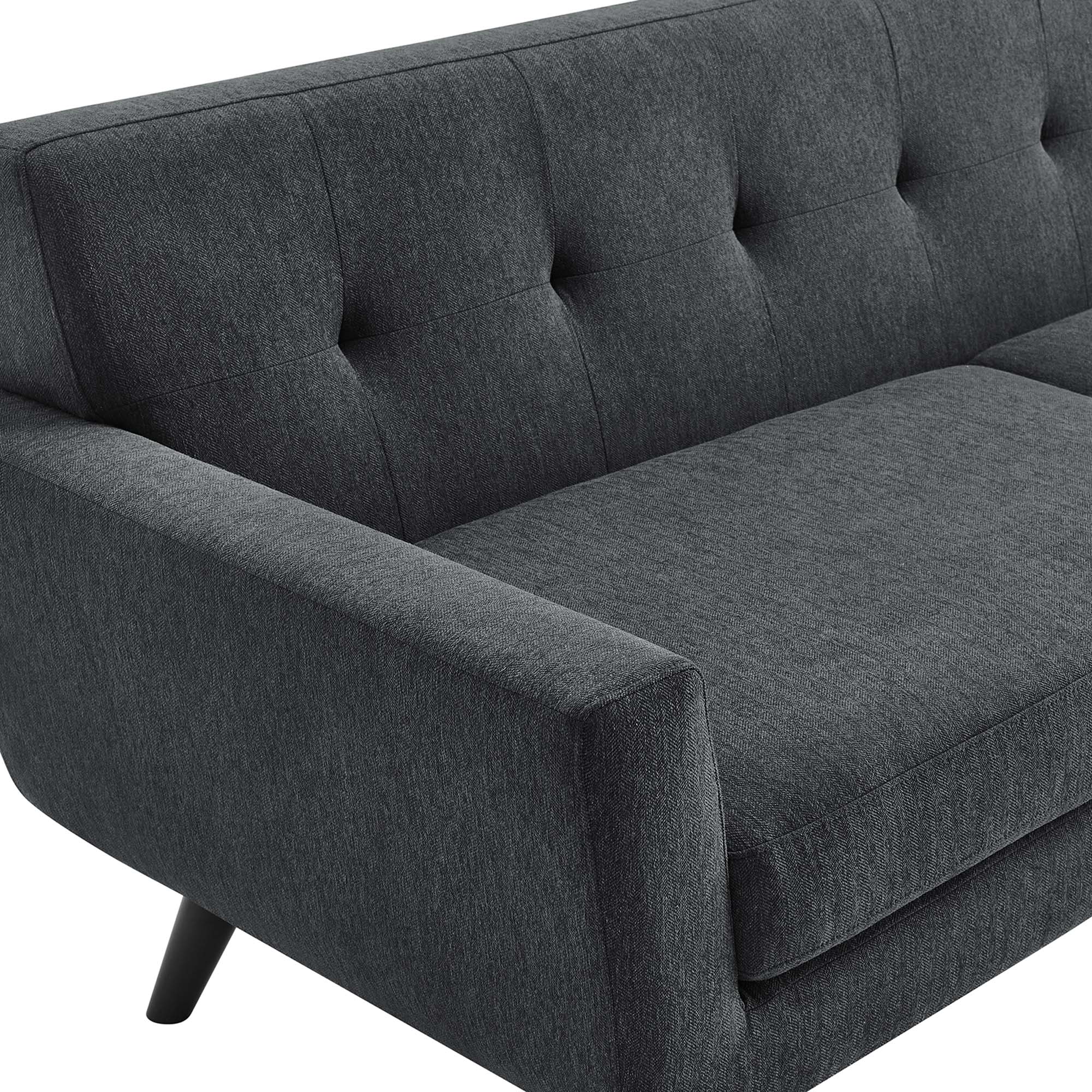 Engage Herringbone Fabric Sofa