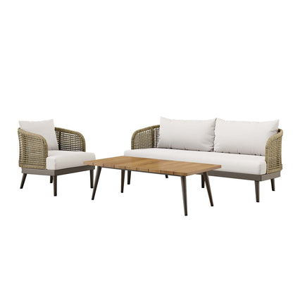 Meadow 3-Piece Outdoor Patio Set