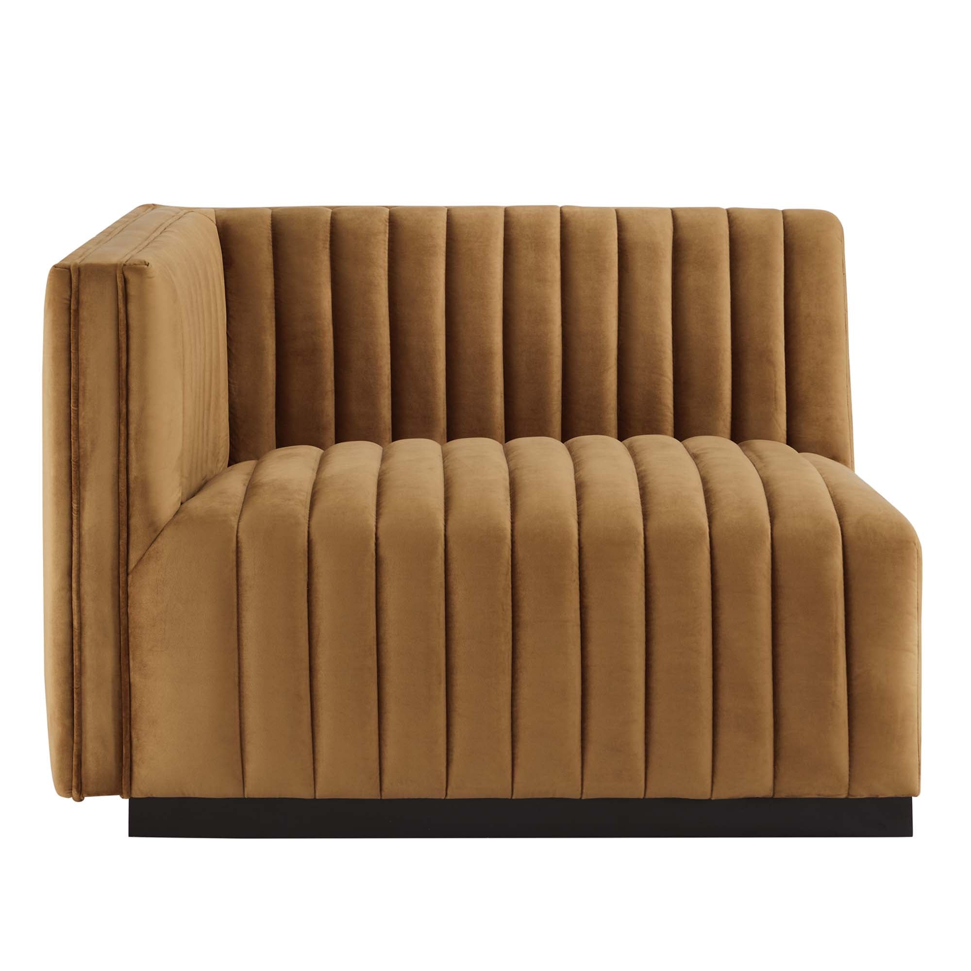 Conjure Channel Tufted Performance Velvet Sofa