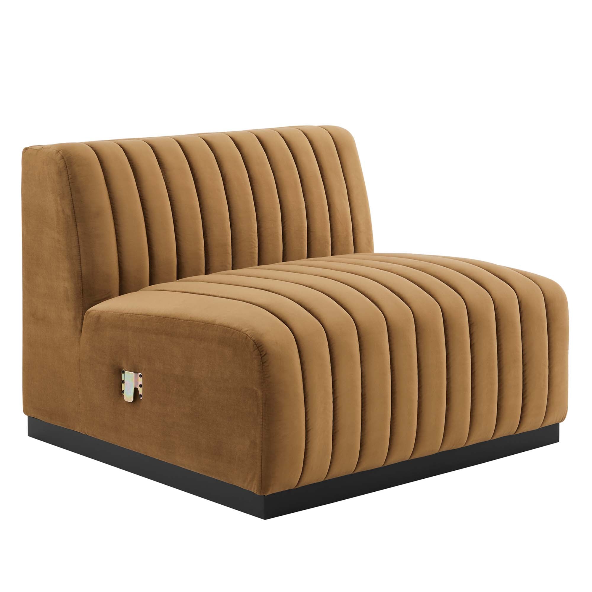 Conjure Channel Tufted Performance Velvet Sofa