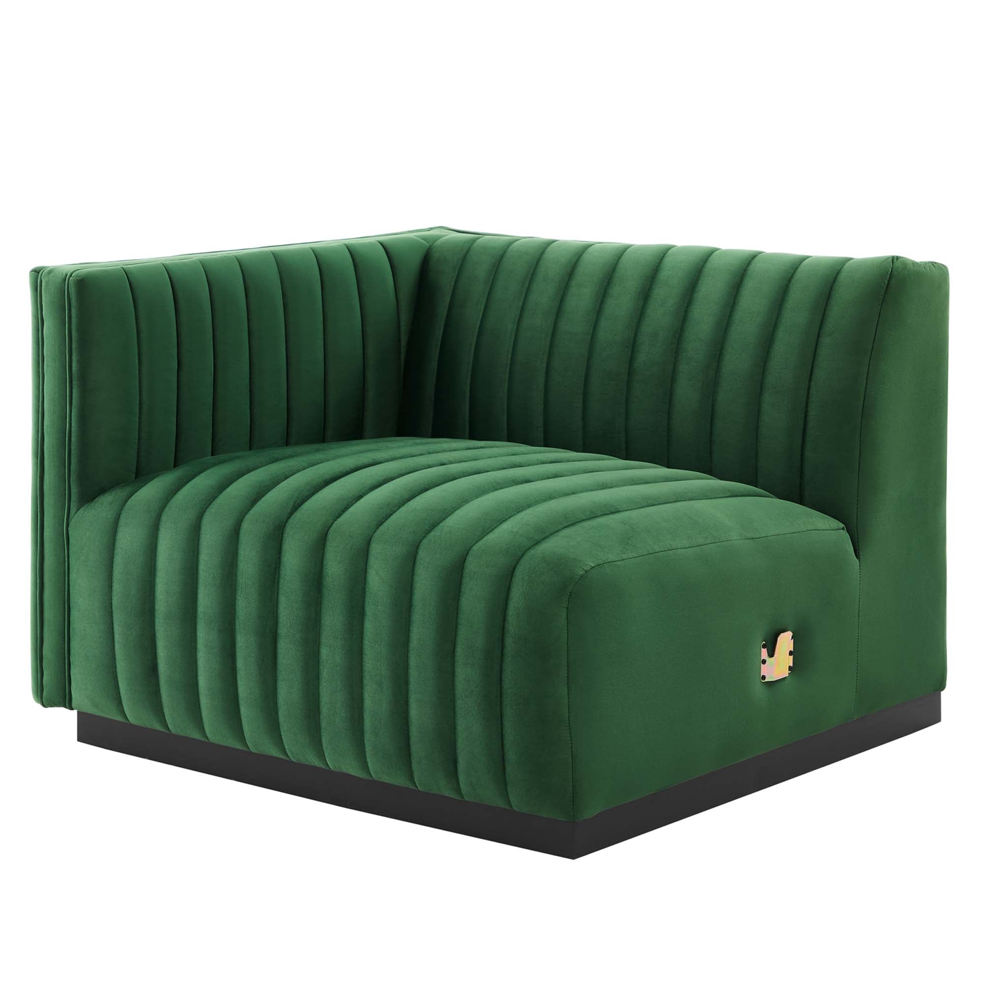 Conjure Channel Tufted Performance Velvet Sofa