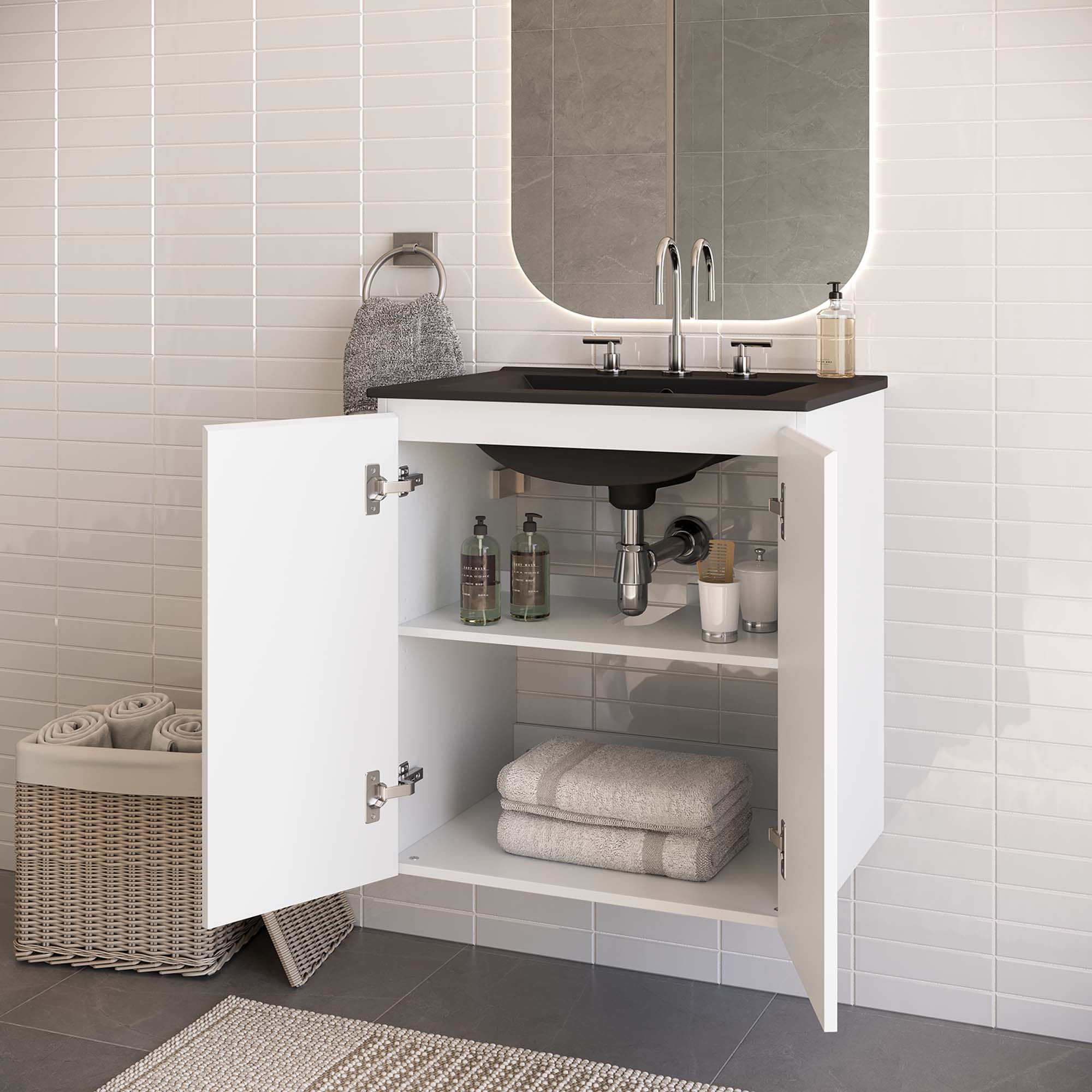 Bryn 24" Wall-Mount Bathroom Vanity