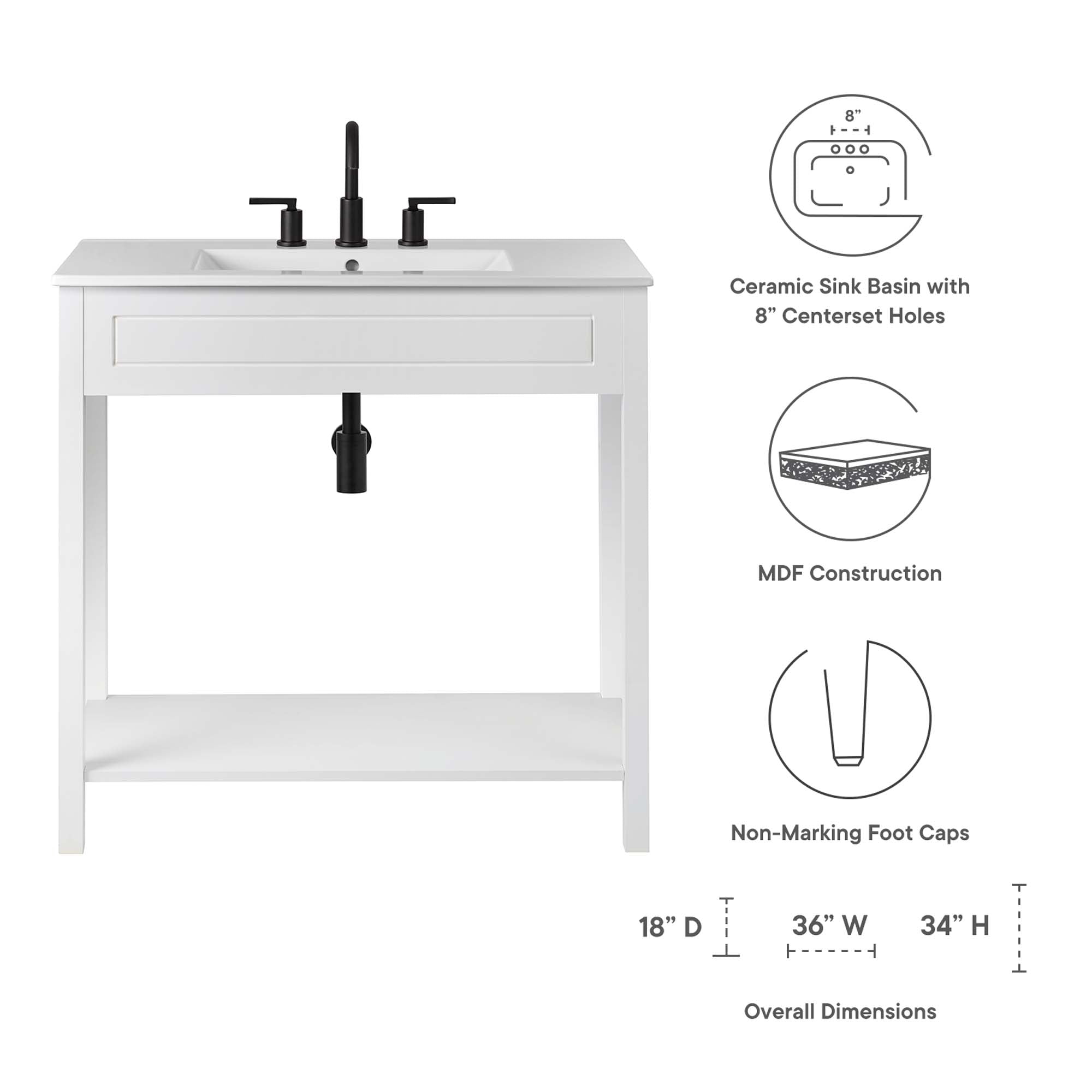 Altura 36" Bathroom Vanity