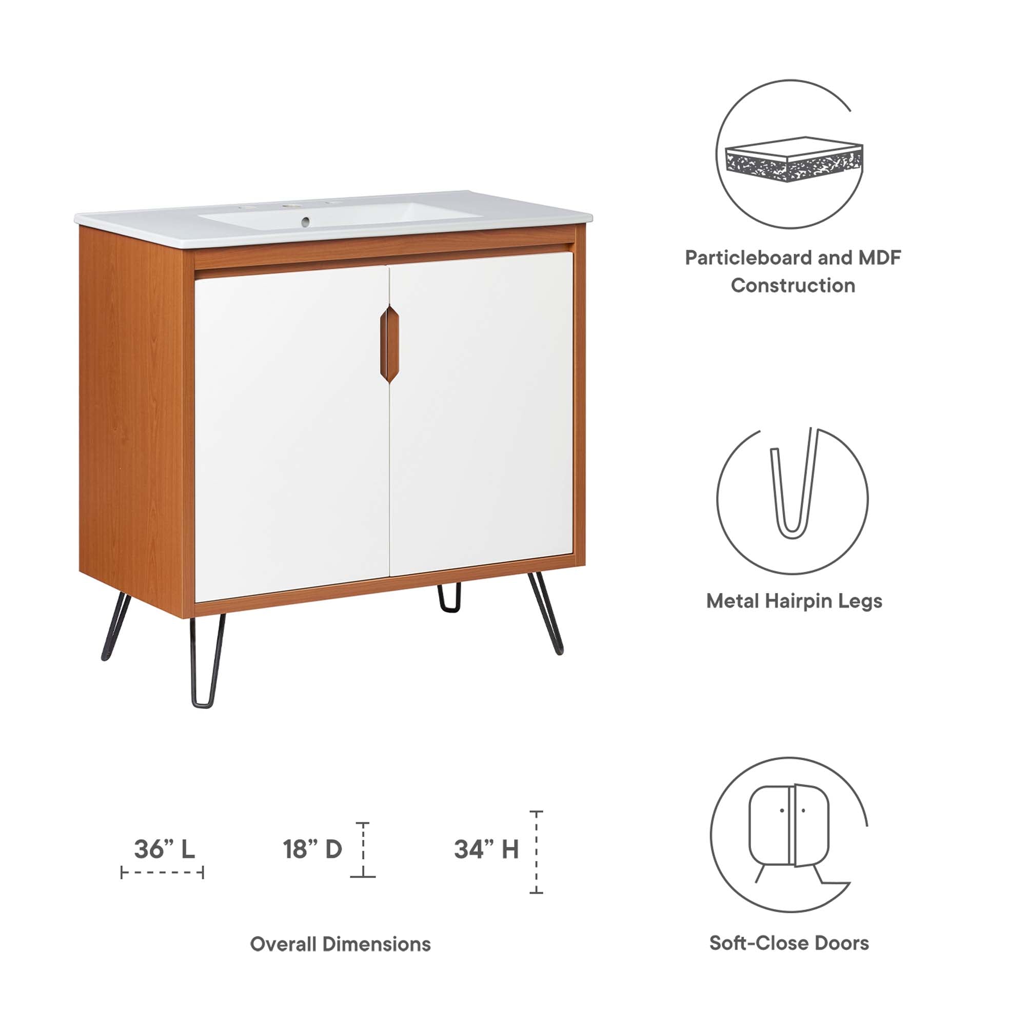 Energize 36" Bathroom Vanity