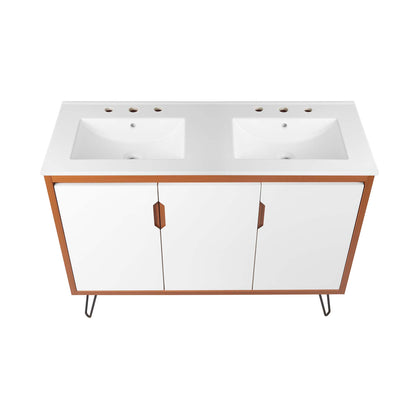 Energize 48" Double Sink Bathroom Vanity