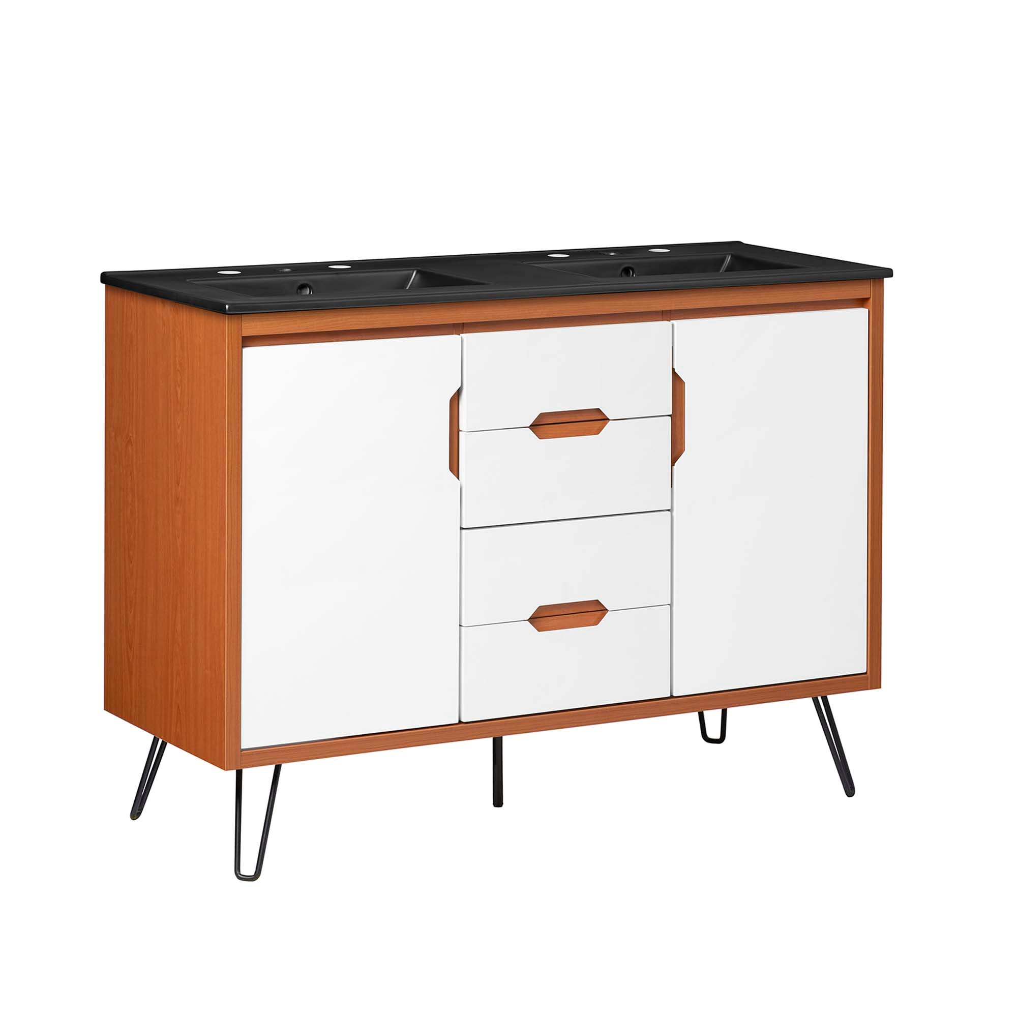 Energize 48" Double Sink Bathroom Vanity