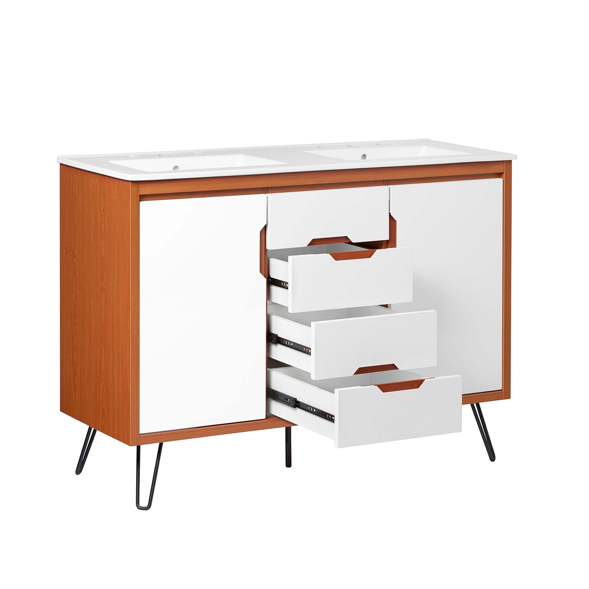 Energize 48" Double Sink Bathroom Vanity