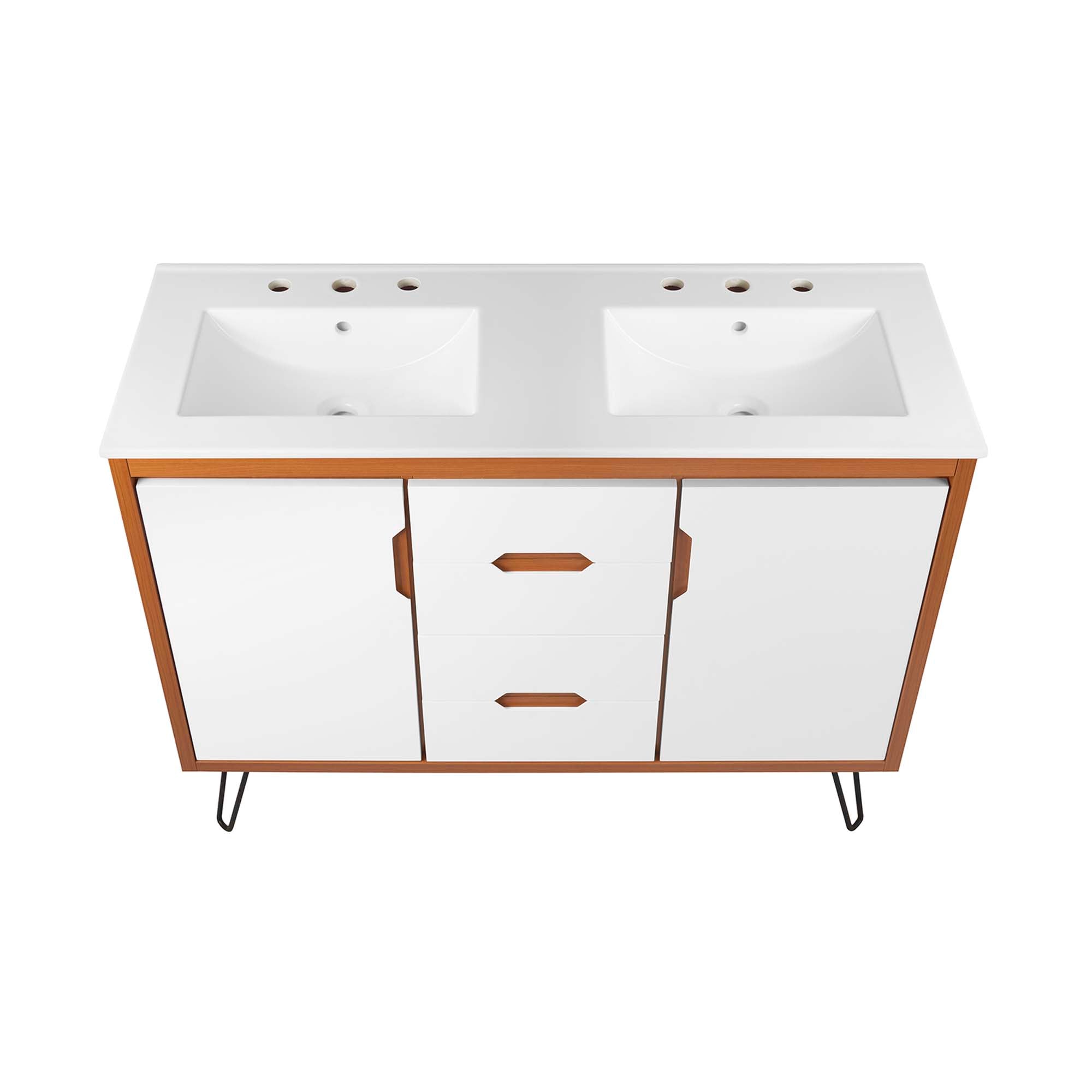 Energize 48" Double Sink Bathroom Vanity