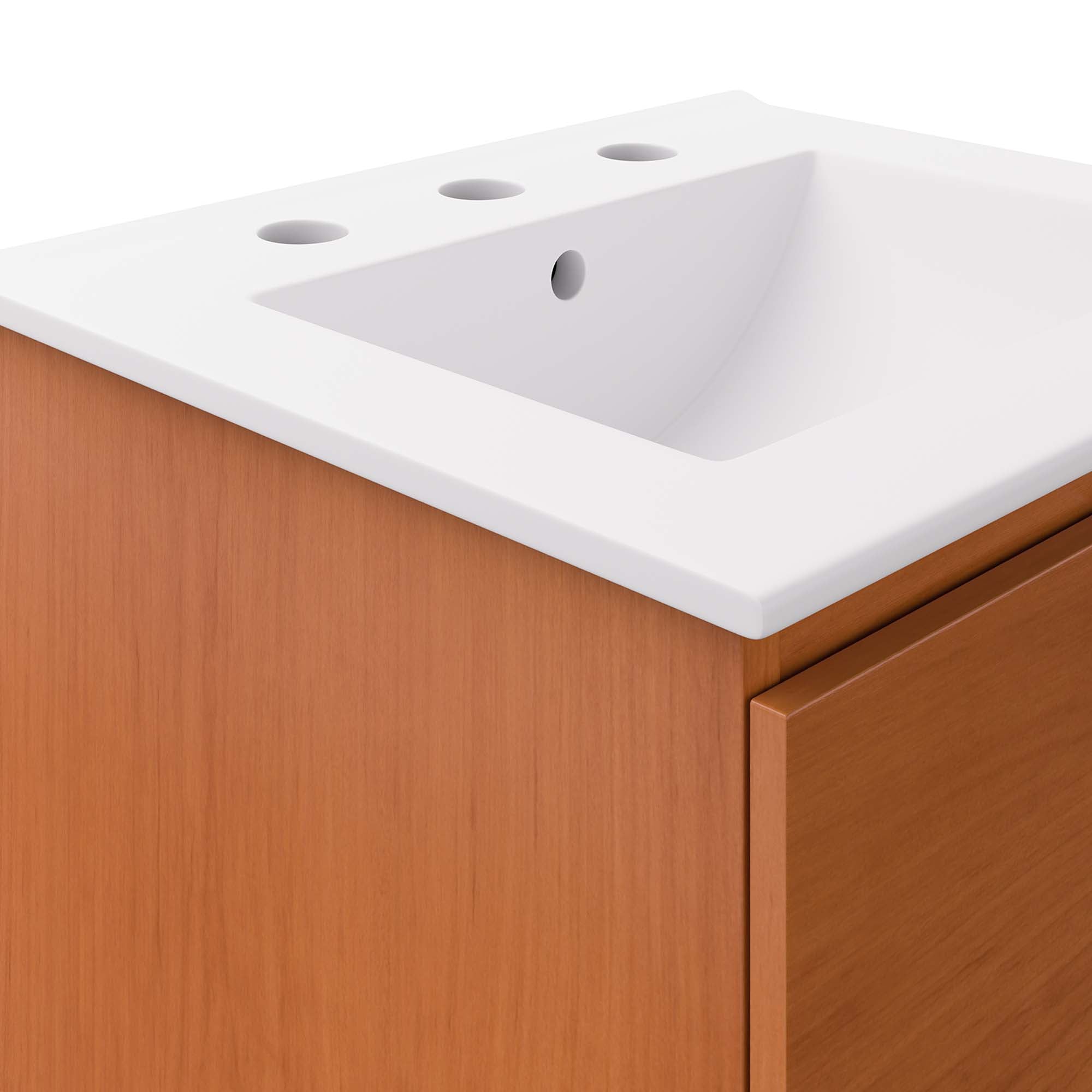 Scenic 18" Wall-Mount Bathroom Vanity