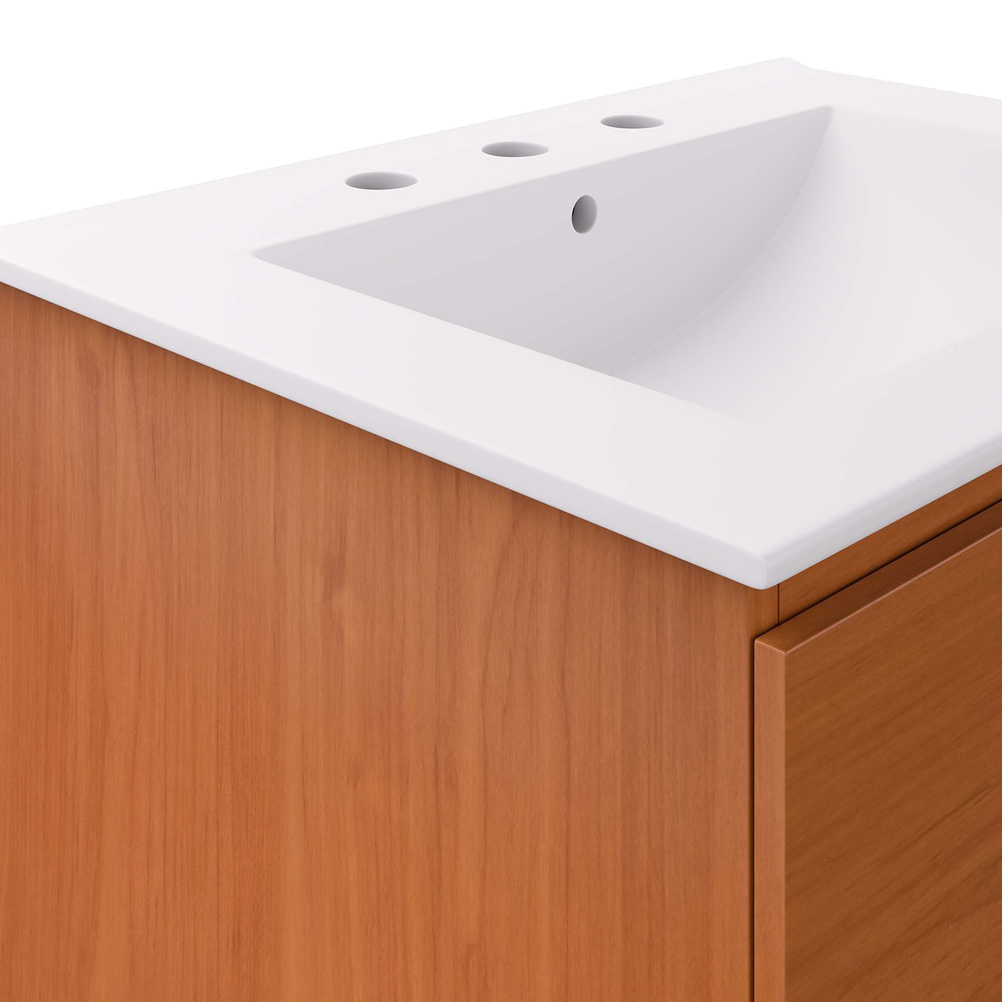 Scenic 24" Wall-Mount Bathroom Vanity