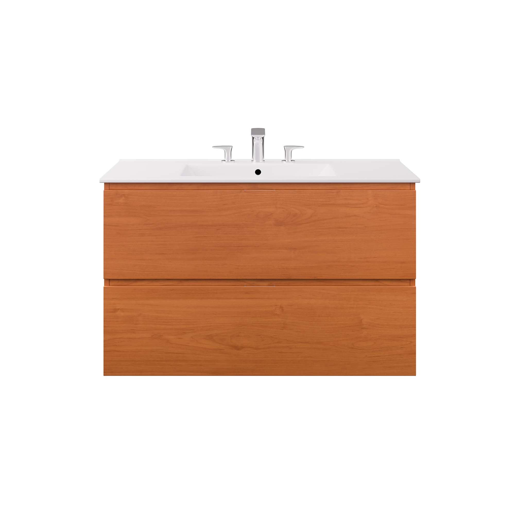 Scenic 36" Wall-Mount Bathroom Vanity