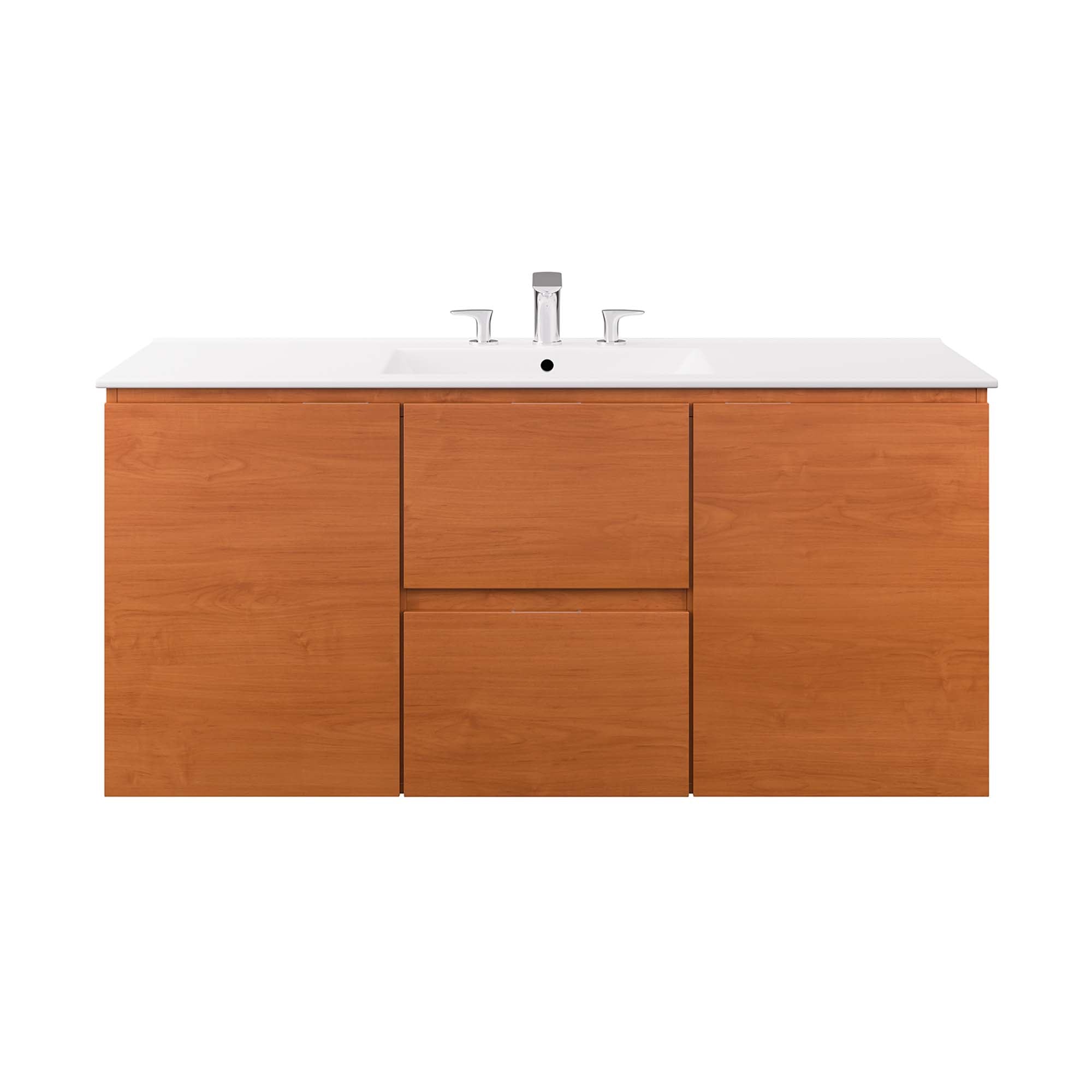 Scenic 48" Wall-Mount Bathroom Vanity