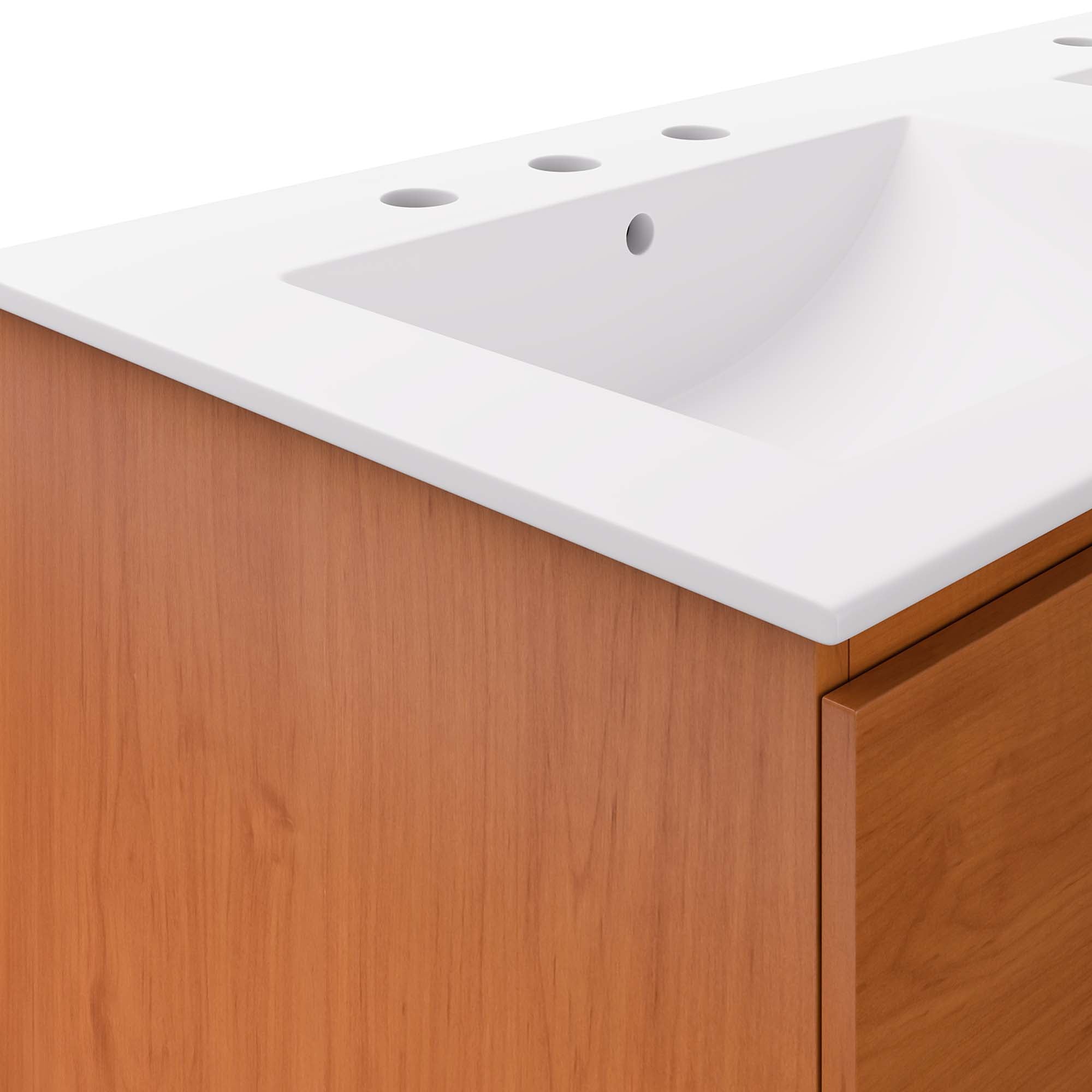 Scenic 48" Double Wall-Mount Bathroom Vanity