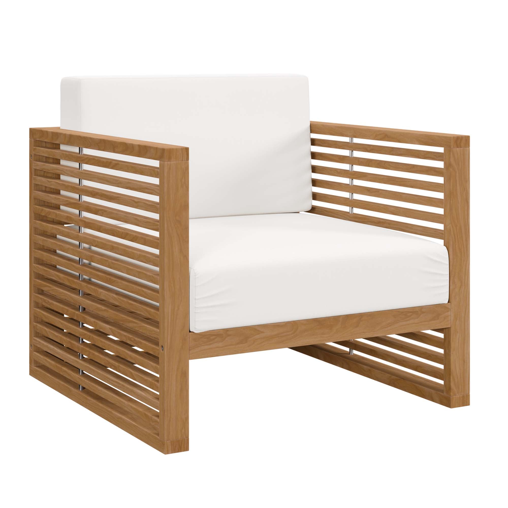 Carlsbad 6-Piece Teak Wood Outdoor Patio Set