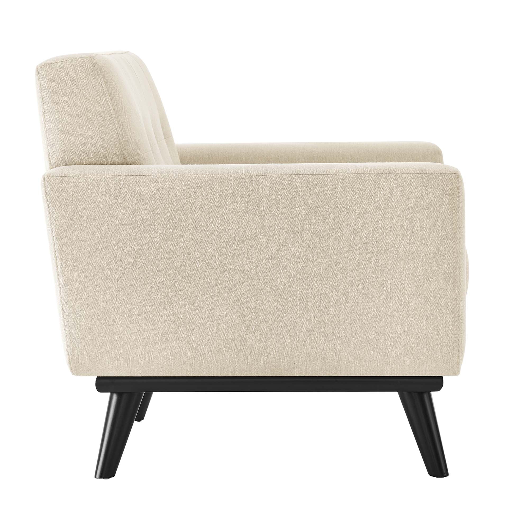 Engage Herringbone Fabric Armchair