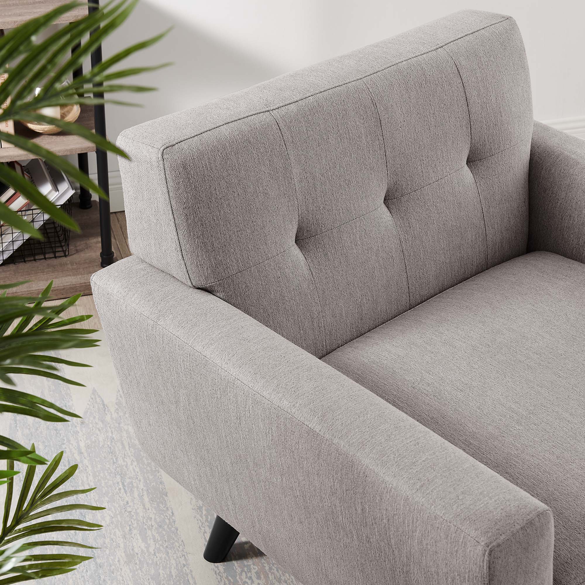 Engage Herringbone Fabric Armchair