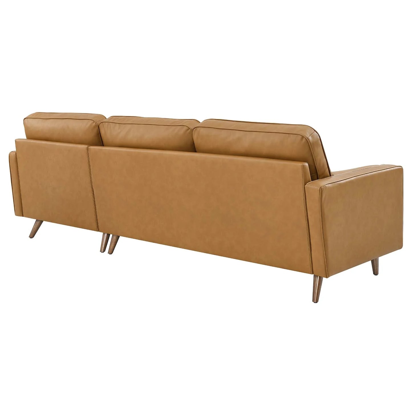 Wren 98" Leather Sectional Sofa