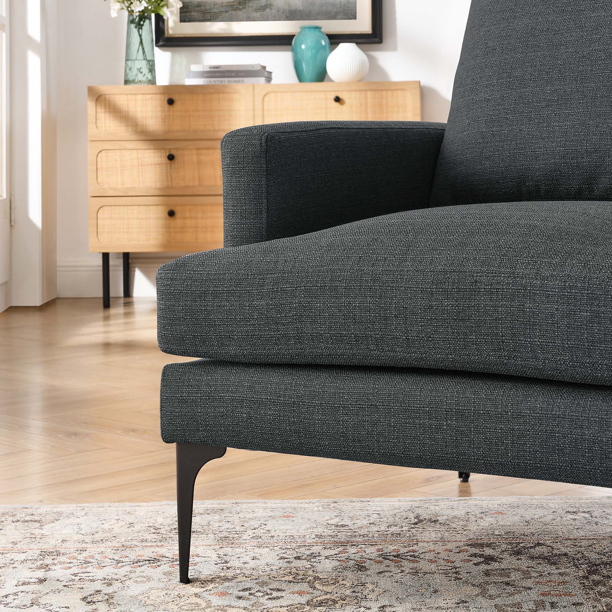 Evermore Upholstered Fabric Armchair