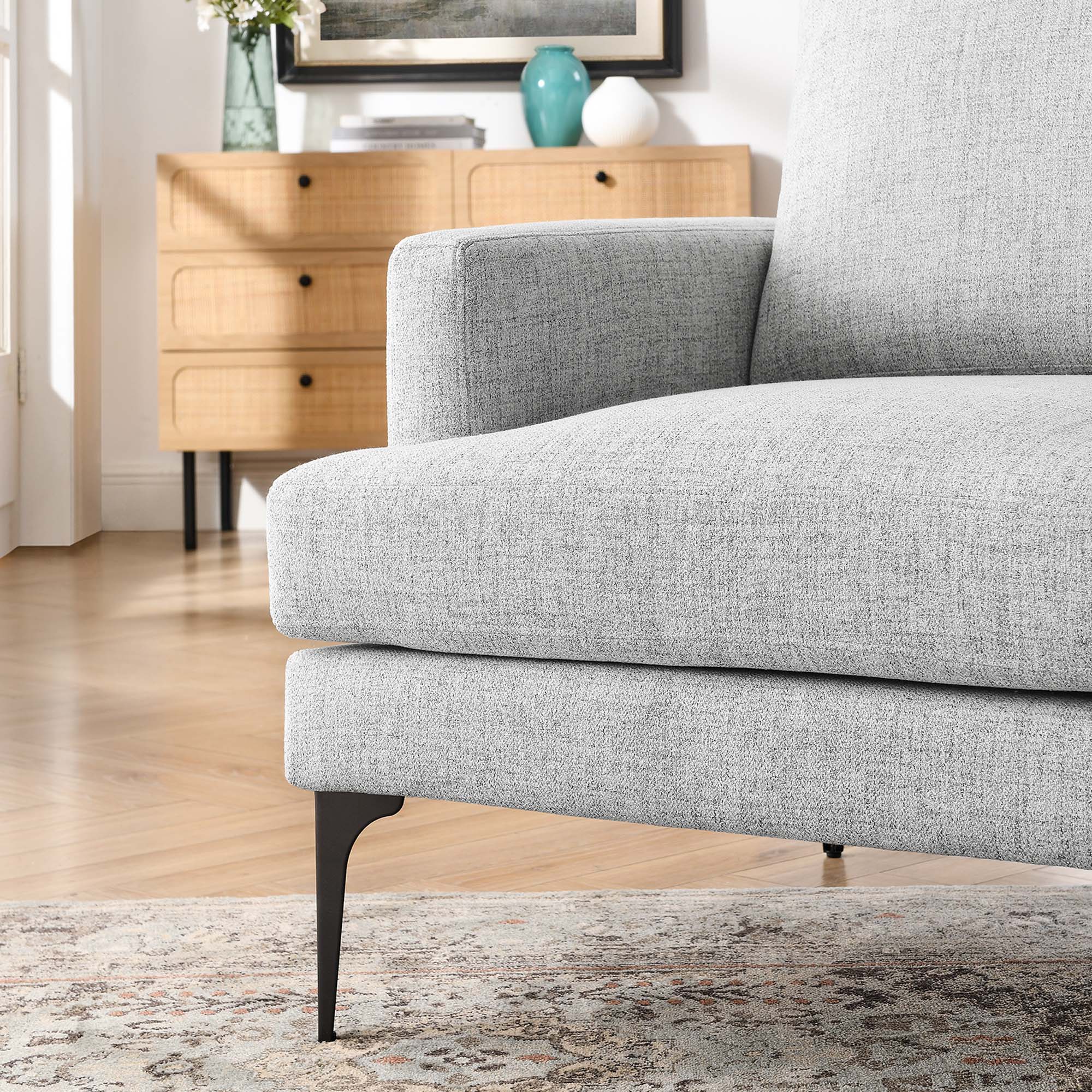 Evermore Upholstered Fabric Armchair