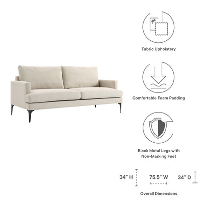 Evermore Upholstered Fabric Sofa