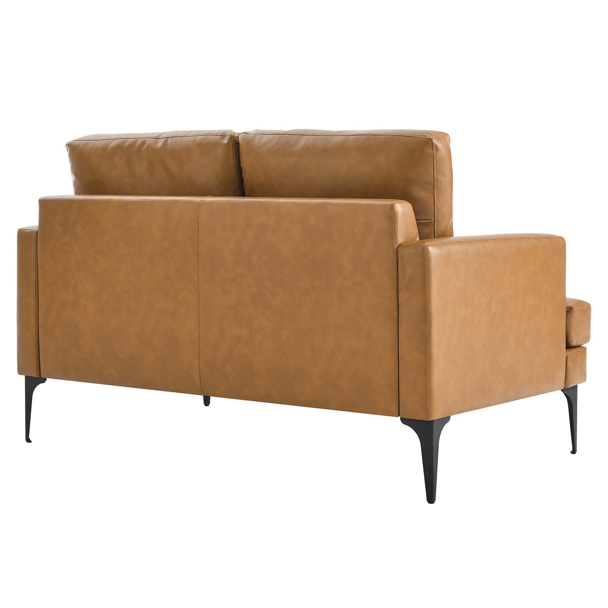 Evermore Vegan Leather Loveseat