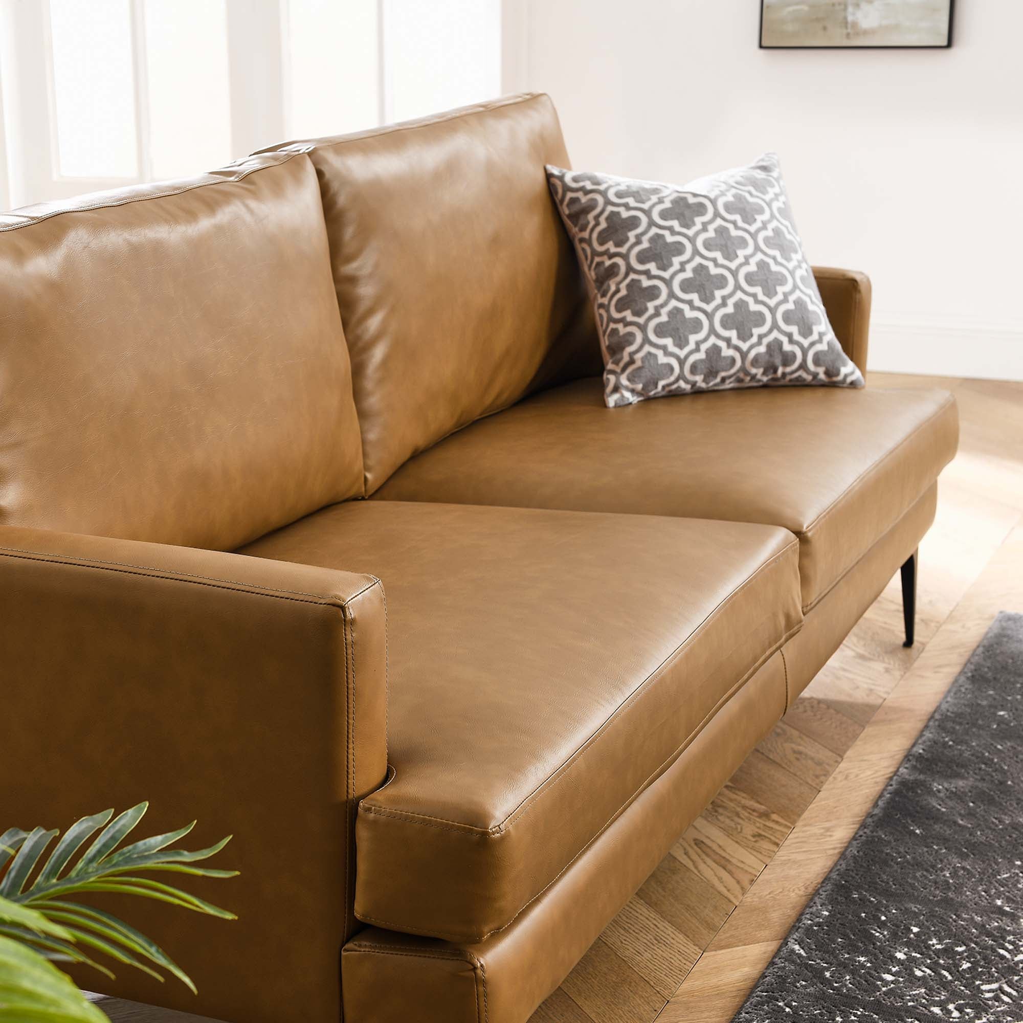 Evermore Vegan Leather Sofa